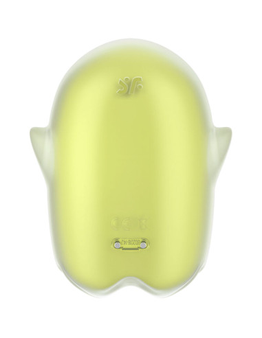 SATISFYER GLOWING GHOST AIR PULSE VIBRADOR AMARILLO