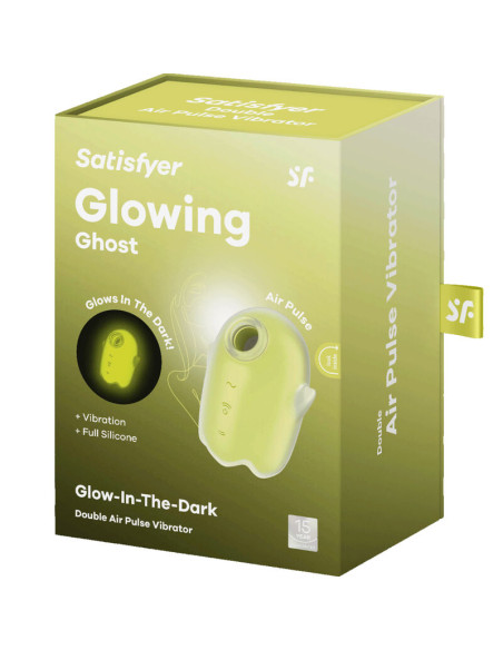 SATISFYER GLOWING GHOST AIR PULSE VIBRADOR AMARILLO SATISFYER GLOWING GHOST AIR PULSE VIBRADOR AMARILLO