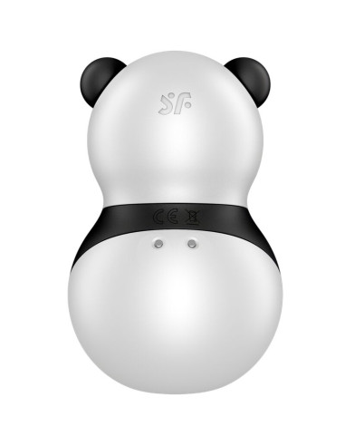 SATISFYER POCKET PANDA ESTIMULADOR VIBRADOR BLANCO Y NEGRO