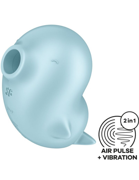 SATISFYER SASSY SEAL ESTIMULADOR VIBRADOR AZUL SATISFYER SASSY SEAL ESTIMULADOR VIBRADOR AZUL