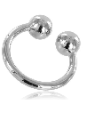 BDSM metal penis rings