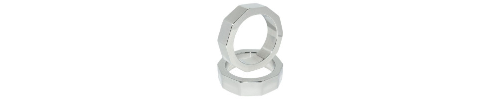 BDSM metal penis rings
